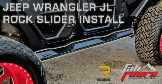Slip Right Off Big Trail Rocks With Fab Fours Rock Sliders!