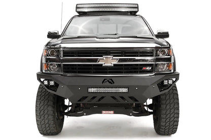 Fab Fours Vengeance front bumper on a Chevrolet Silverado 2500HD–3500HD
