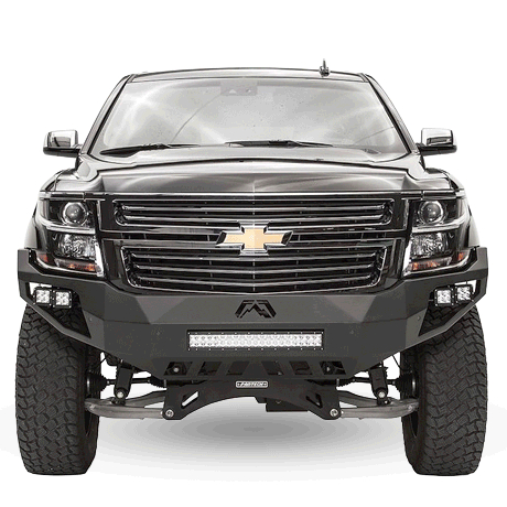 Rotating trucks from different makes fitted with Fab Fours bumpers