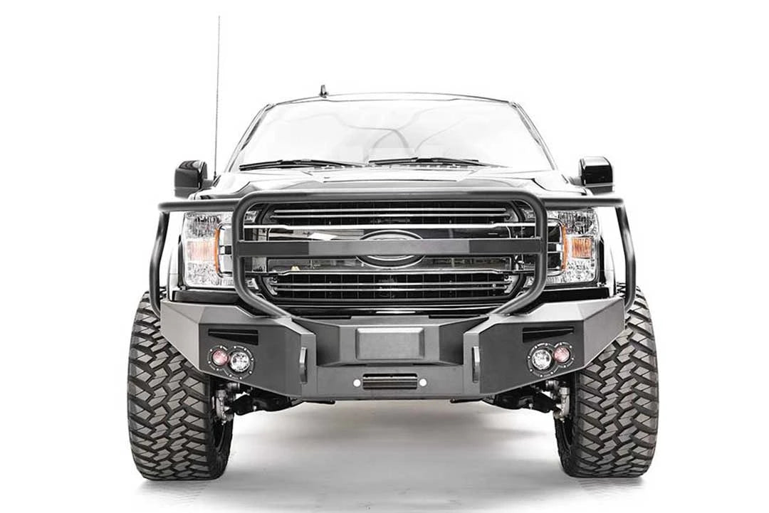 Fab Fours Adaptive Cruise Control Bracket on a Ford F-150, front view