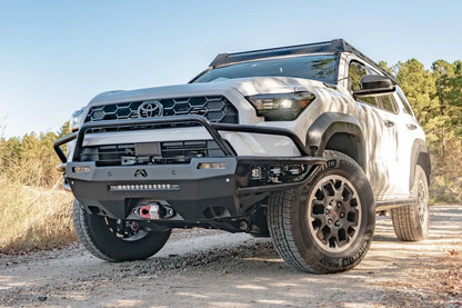 Fab Fours Hybrid front bumper on a Toyota 4Runner, driver side view outdoors