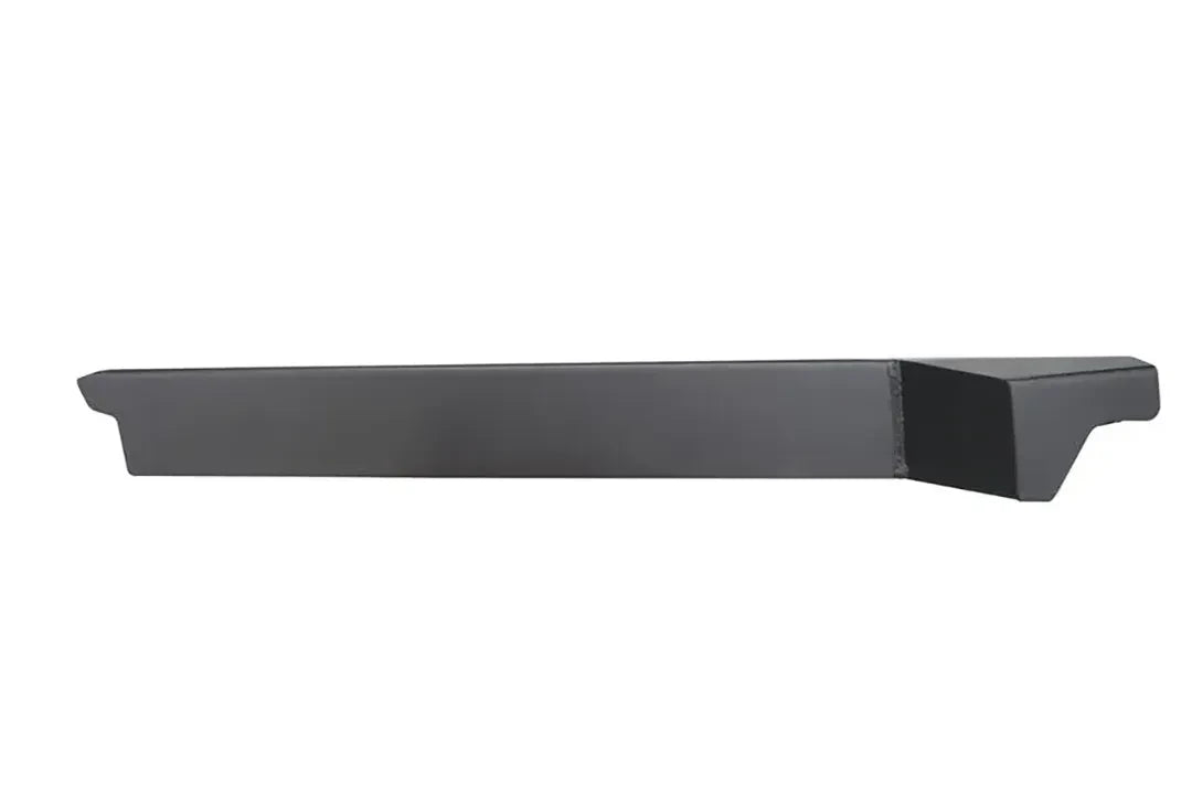 Fab Fours Toyota Tacoma trail door, top edge view, showing the flat upper rail and angled end