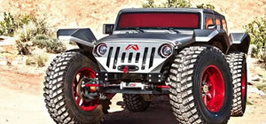 Fab Fours The Legend custom build with red accents in the desert