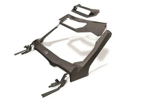 Render of the Fab Fours truck ViCowl kit with the 20-inch light bar insert, showing the windshield frame, cowl panel, mounting brackets and the single light bar opening