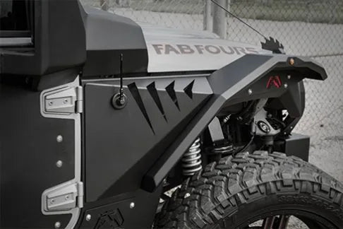 Fab Fours Mall Assault rear fender and taillight bracket detail
