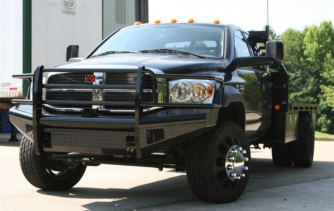 2006 Dodge Ram 2500 Ranch Hand Bumpers 2006-2009 Dodge HD Front Ranch Bumper w/ Full Guard (2500 - 5500) w