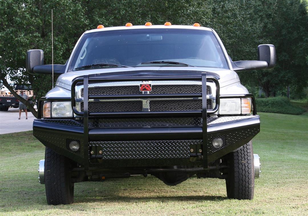 1994-2002 Dodge HD Front Ranch Bumper w/ Full Guard (2500 - 5500) w ...