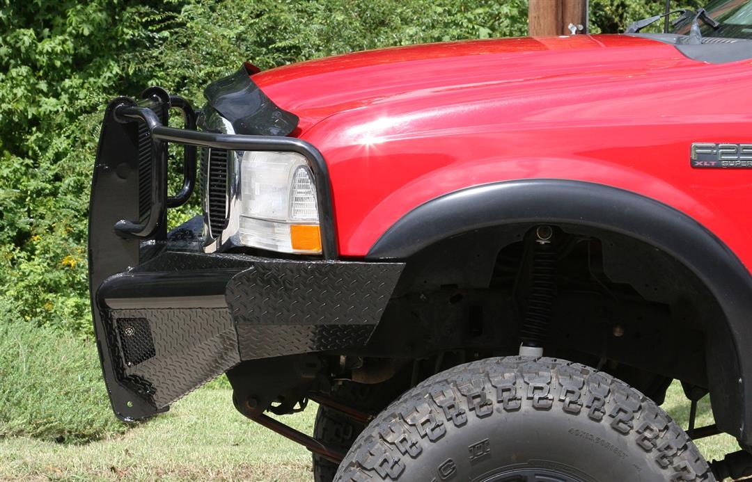 1999-2004 Ford Super Duty Front Ranch Bumper w/ Full Guard (F250 - F550 ...
