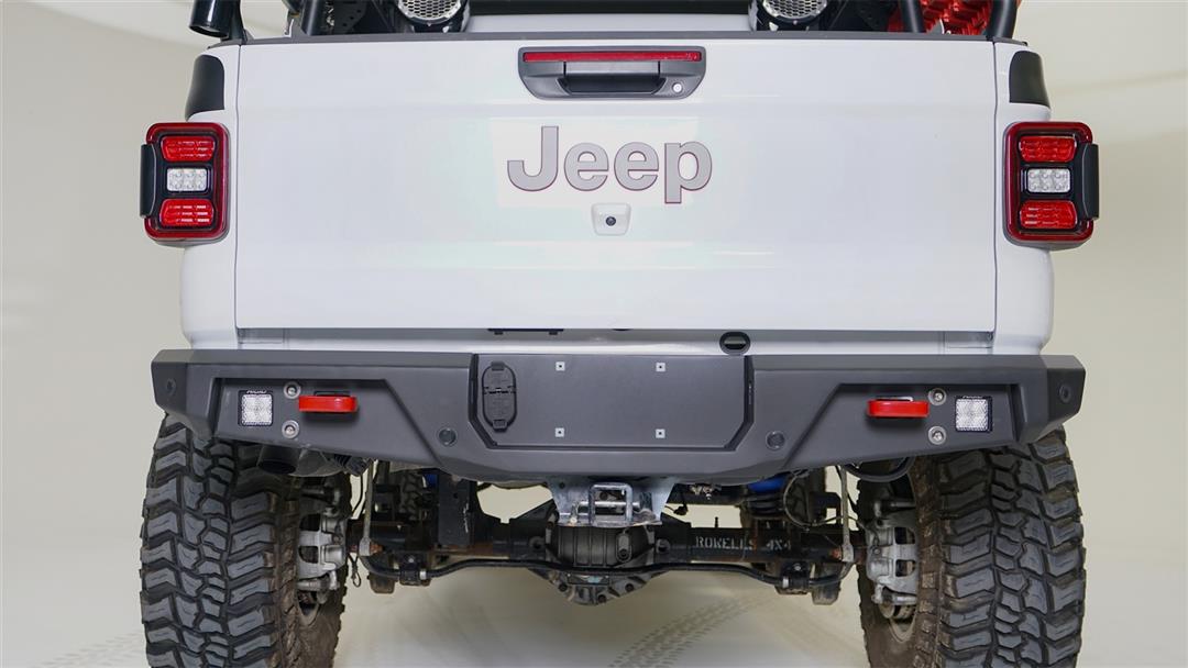 2020-2024 JT Gladiator Standard Rear Bumper | Fab Fours