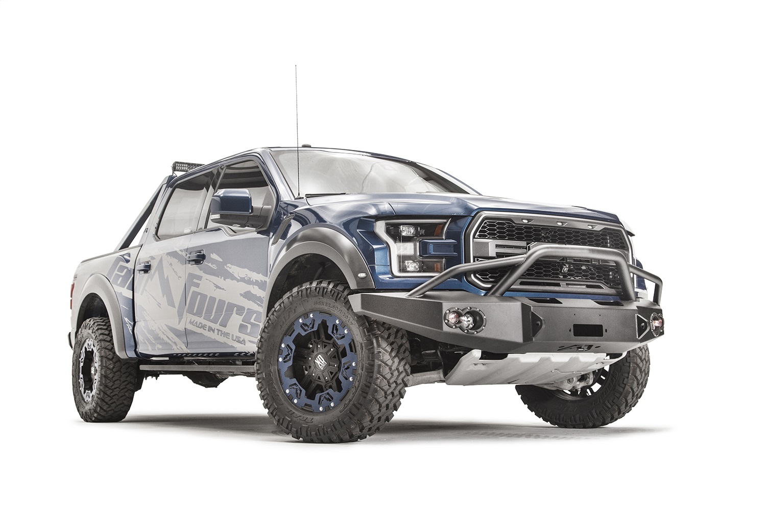 2017-2020 Ford Raptor Front Bumper w/ Pre-Runner Guard | Fab Fours