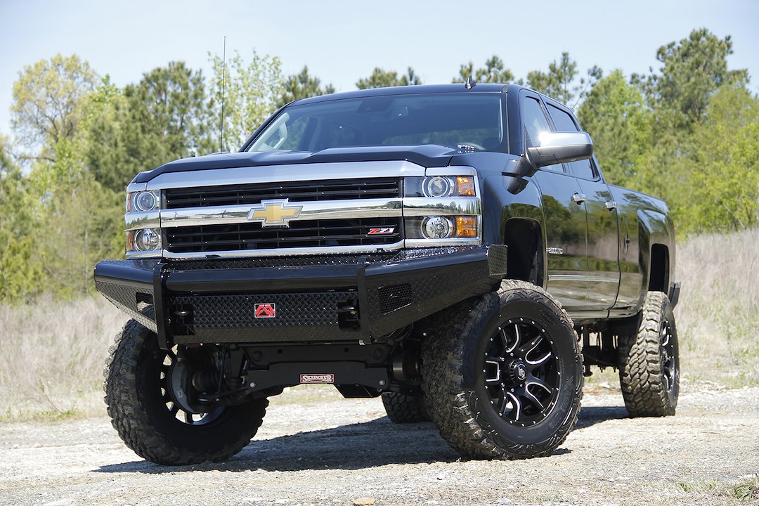 2015-2019 Chevy HD Front Ranch Bumper w/ No Guard (2500 - 3500) w/ Tow ...