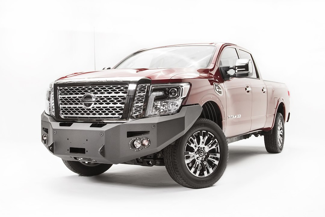 FabFours.com | 2016-2020 Nissan Titan XD Winch Bumper w/ No Guard