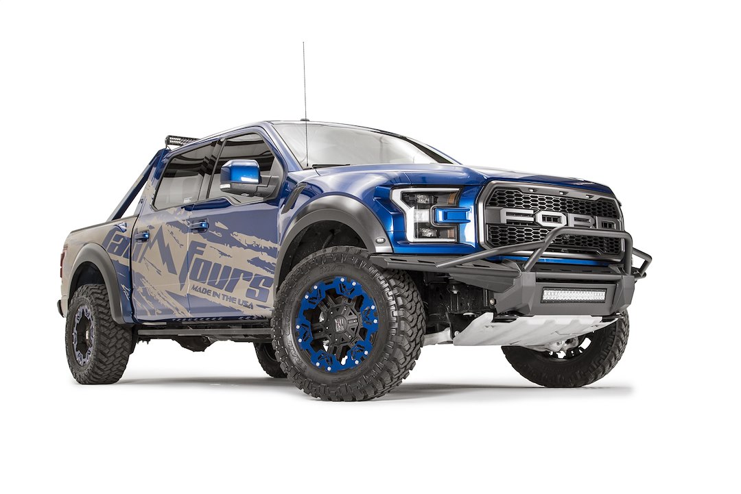 2017-2020 Ford Raptor Aero Front Bumper w/ Pre-Runner Guard | Fab Fours