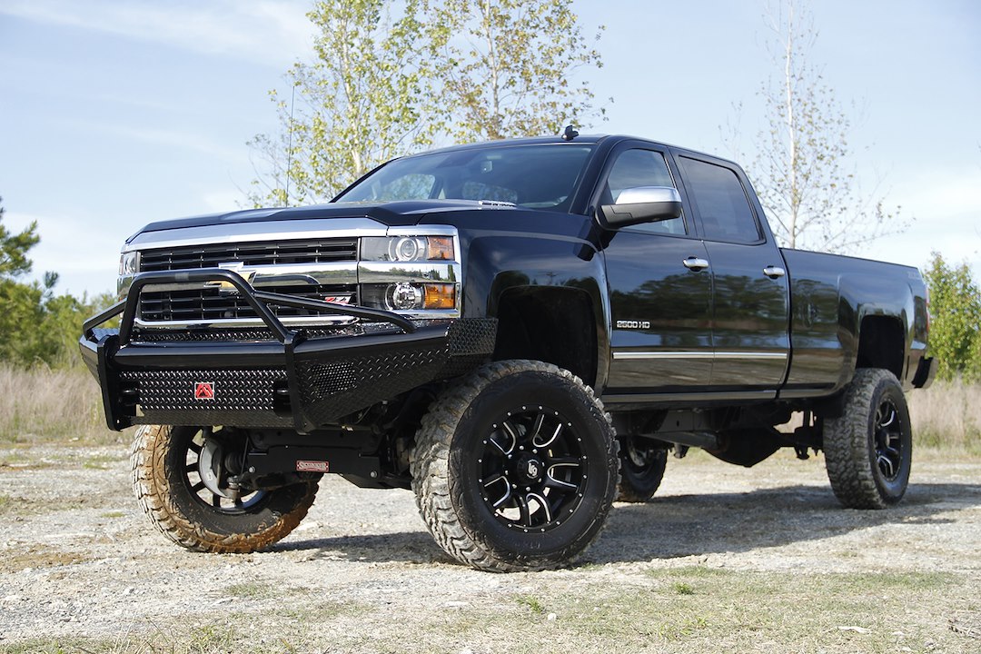 2015-2019 Chevy HD Front Ranch Bumper w/ Pre-runner Guard (2500 - 3500 ...